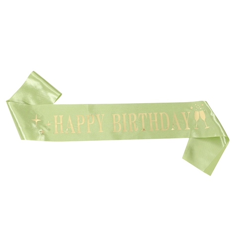 Fascia Happy Birthday Girl in Raso per Donna Decorazione per Festa di Compleanno Bride To Be Accessorio per Matrimonio Festa