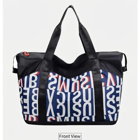 Bolso de Viaje Expandible de Gran Capacidad para Mujer Bolso de Mano Ligero Portátil para Viajes Cortos Gimnasio Tote Bag PU