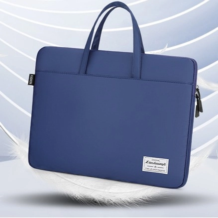 Maletín Minimalista de Cuero PU Para Portátil Diseño Delgado Impermeable Para Mujeres Hombres Oficina Viaje Bolsa de Mano Para Computadora