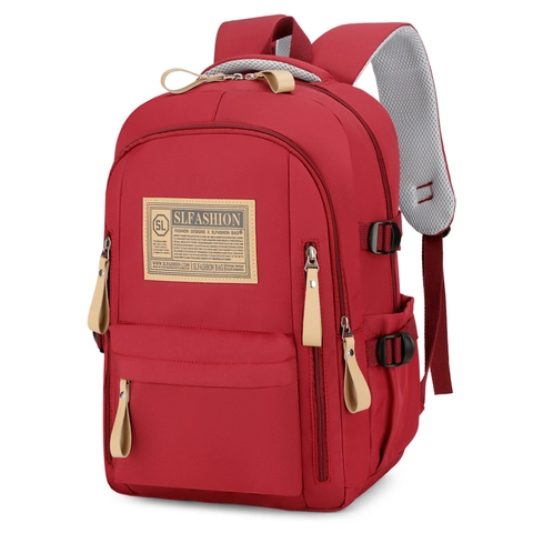 Zaino in Tela a Grande Capacità Donna Resistente All'acqua Cartella Scolastica Casual Zainetto per Laptop Viaggio per Ragazze Studenti