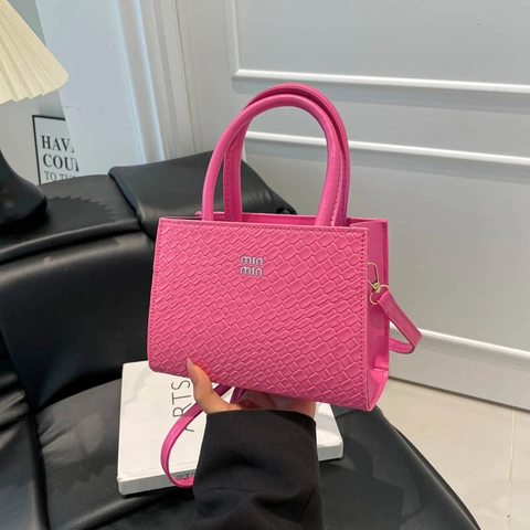 Borsa a Tracolla da Donna Vintage in Pelle PU Trama Intrecciata Borsa a Mano Quadrata Con Manico Superiore Casual Tracolla