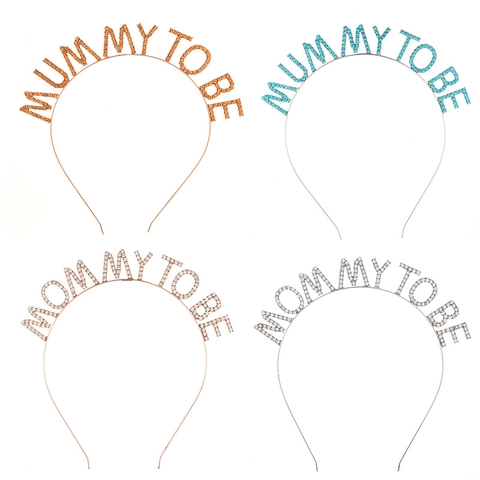 Strass Mummy To Be Mommy To Be Hoofdband Legering Tiara Voor Baby Shower Zwangerschap Feest Viering Vrouwen Haaraccessoire