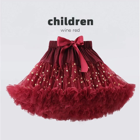 Girls Tutu Skirt Layered Mesh Princess Puffy Skirt With Adjustable Waist Satin Bow For Toddler Girls Party Dance Skirt