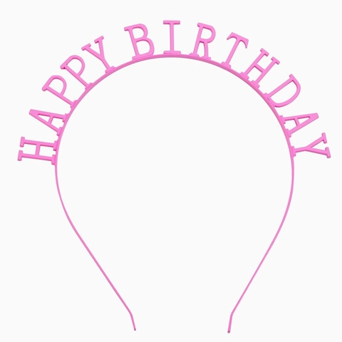 Cerchietto per Capelli in Lega con Lettere Happy Birthday Accessorio per Capelli per Feste di Compleanno Donna Ragazza