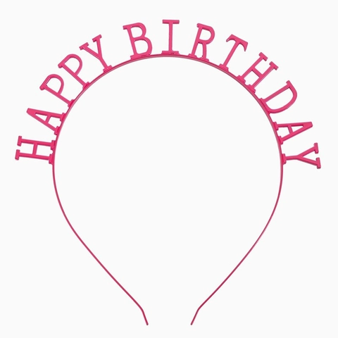 Cerchietto per Capelli in Lega con Lettere Happy Birthday Accessorio per Capelli per Feste di Compleanno Donna Ragazza
