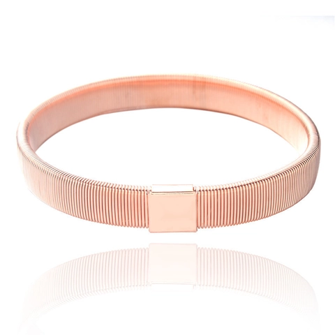 Elastische Metall Feder Ärmelhalter Für Herren Damen Roségold Silber Schwarz Metall Armbänder Hemd Ärmelhalter Mode Schmuck