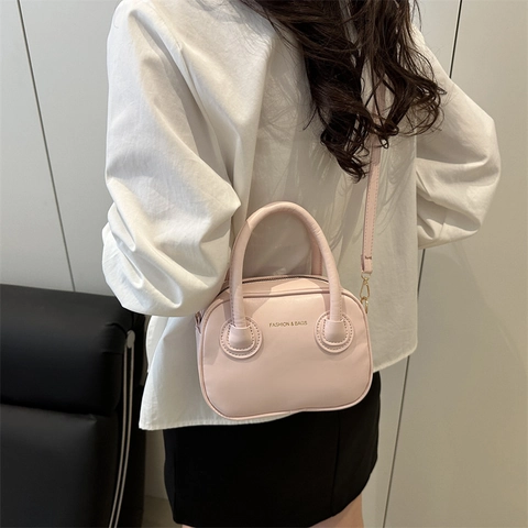 Dames Mode PU Leer Mini Schoudertas Effen Kleur Crossbody Tas Handtas Met Verstelbare Riem Voor Dagelijks Woon Werkverkeer
