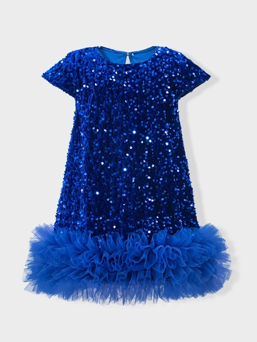 Kinder Mädchen Pailletten Tutu Kleid Für Valentinstag Geburtstag Party Prinzessin Mehrlagiges Netz Ärmelloses Ballkleid