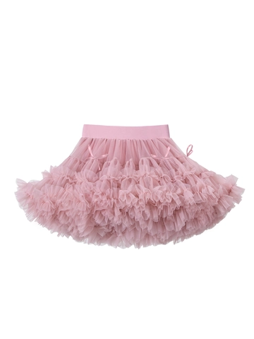 Gonna Tutu a Più Strati da Ragazza in Rete di Nylon Sottogonna da Principessa Con Decorazione a Fiocco per Bambini Festa Danza