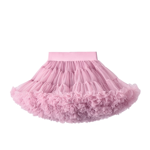 Mädchen Nylon Netz Geschichtet Flauschig Tutu Rock Prinzessin Party Tanz Weich Gemachter Tüllrock Für Kinder Auftritt Alltag
