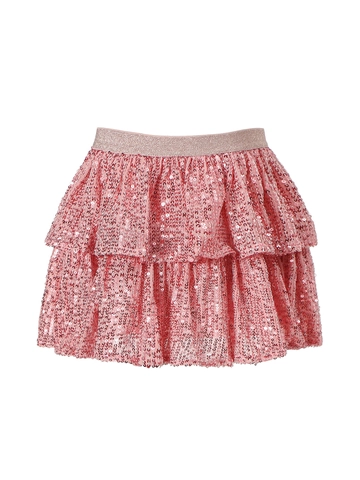 Mädchen Pailletten Prinzessin Rock Gestufter Tüll Tutu Mit Baumwollfutter Elastische Taille Sommer Party Rock Für Kinder Mode