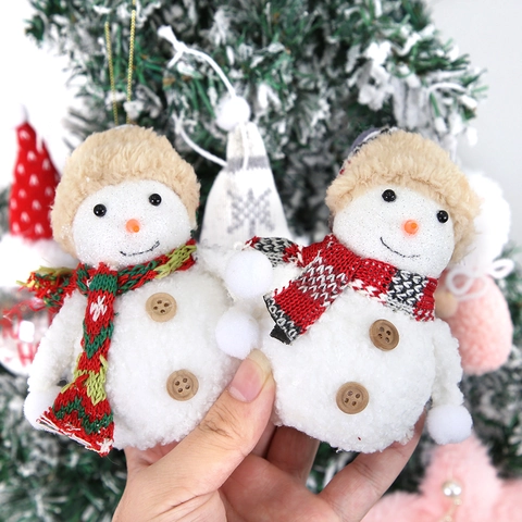 Simpatici Ornamenti Pendenti per Bambole di Peluche di Pupazzo di Neve di Natale Decorazioni per Alberi di Natale con Stivali a Stella per la Decorazione della Festa in Casa delle Vacanze