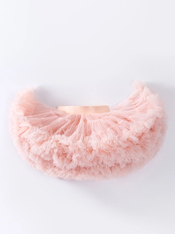 Jupe Tutu Rose Cerisier pour Filles Maille de Nylon Multicouche Jupe de Princesse Bouffante pour Fête d'Enfants Performance