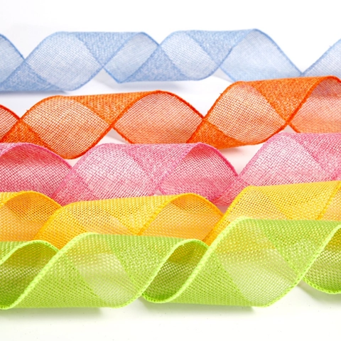 Nastro in Rete Deco Poly con Bordo Animato per Pasqua Nastro Colorato in Poliestere per Fiocchi Fai-da-te Confezioni Regalo Decorazione Festa Festival