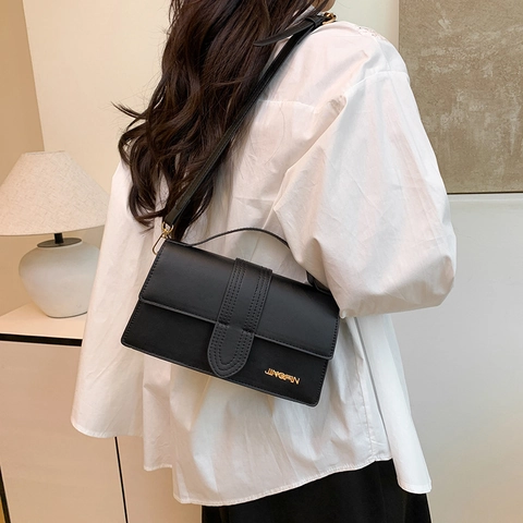Vintage PU Leder Kleine Quadratische Umhängetasche Für Damen Mode Handheld Unterarm Crossbody Bag Nische Design Täglich Tasche