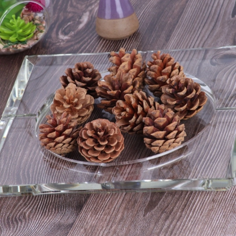 Natural Wood Pine Cones For Christmas Tree Decor Seasonal Hanging Ornaments Brown Pinecones For DIY Craft Home Party Supplies