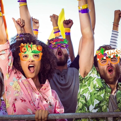 Μεξικάνικα Γυαλιά Πάρτι Cinco De Mayo Γιορτινά Γυαλιά Φιέστα Σχέδιο Κάκτος Κιθάρα Σομπρέρο Τσίλι Κρανίο Αξεσουάρ Φωτογραφίας Διακόσμηση Καρναβαλιού