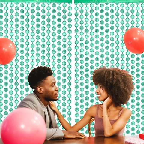 Cortina De Flecos De Papel De Aluminio Con Bola De Discoteca Metálica Fondo De Malla Decoración De Pared Para Fiesta Cumpleaños Boda Tema Disco