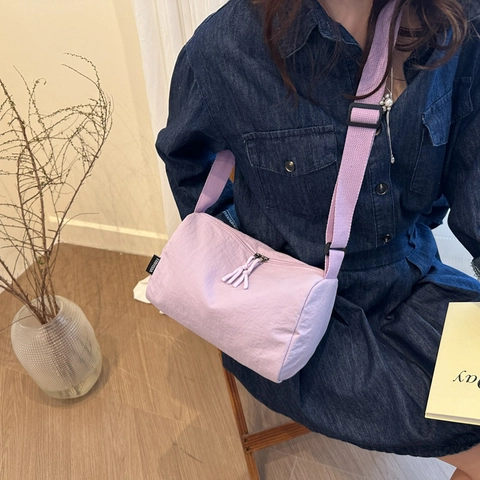 Mode Damen Leichte Nylon Umhängetasche Große Kapazität Lässige Schultertasche Verstellbarer Riemen Streetwear Pouch Für Damen