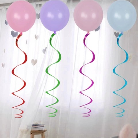 Metallische PET Hängende Spiral Dekorationen Glitzer Laser Folie Deckenstreamer Für Geburtstag Hochzeit Party Zubehör Festival Heimdekor