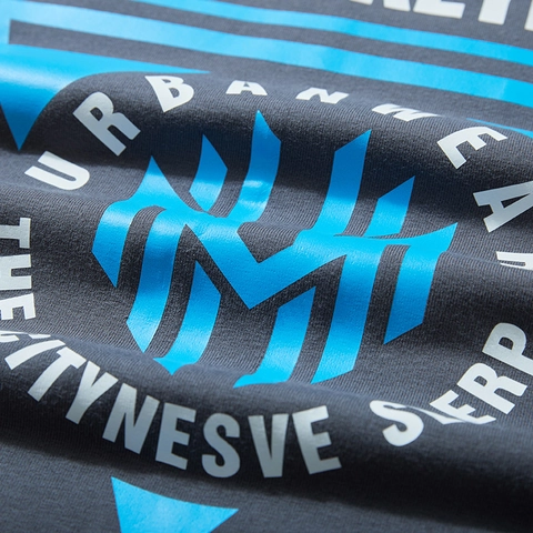 Ανδρικό Μοντέρνο T-Shirt Μεγάλο Μέγεθος Μακρυμάνικο Στρογγυλή Λαιμόκοψη Βαμβακερό Τύπωμα Γράμματα Casual Streetwear Φθινόπωρο