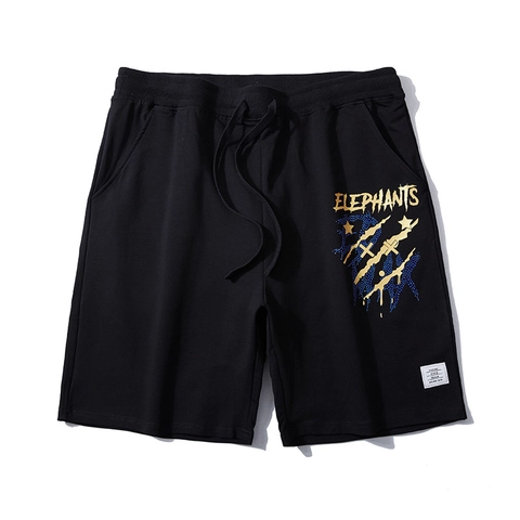 Ensemble Short et T-Shirt Homme Grande Taille en Coton Strass Streetwear Ample Décontracté Sport Graphique Lettre