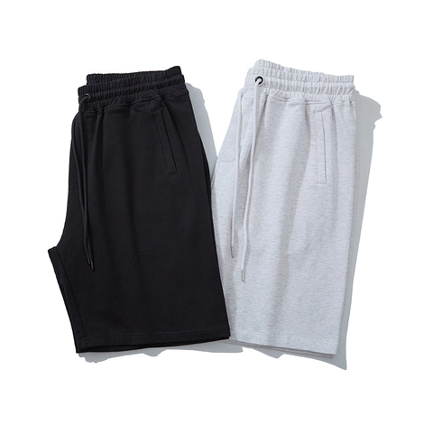 Men's Plus Size Casual Cotton Shorts Loose Elastic Waist Drawstring Sporty Straight Leg Half Pants Summer Sweats