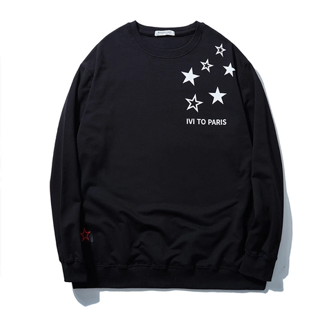 Sweat-shirt Homme Grande Taille Streetwear en Coton Manches Longues Imprimé Col Rond Pullover Top Sweat Décontracté Mode