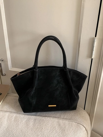 Bolso Tote de PU de Gran Capacidad para Mujer Bolso de Hombro Cruzado Minimalista Vintage con Herrajes de Metal Dorado Bolso Retro