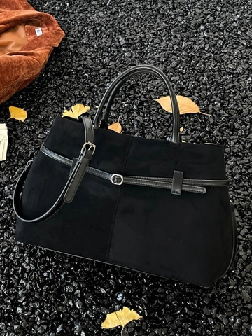 Vintage Wildleder Tragetasche Mit Großer Kapazität Für Damen Neu 2025 Pendler Handtasche Einfache Umhängetasche