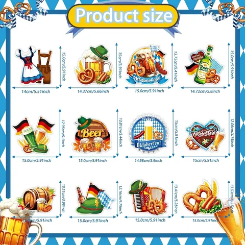Decorazioni a Spirale per Festa Oktoberfest Festival della Birra Bavarese Spirali Sospese Carta PVC Bar Casa Festa