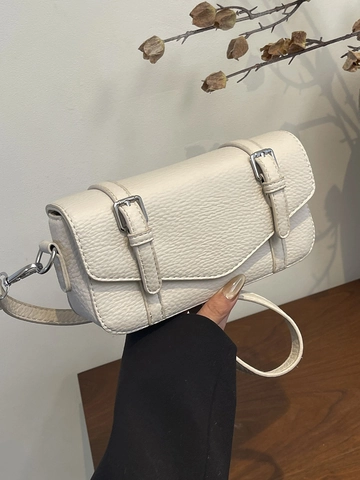 French Style Chic Litchi Pattern Women Crossbody Bag Retro PU Leather Shoulder Bag Elegant Flap Satchel Handbag For Daily Office