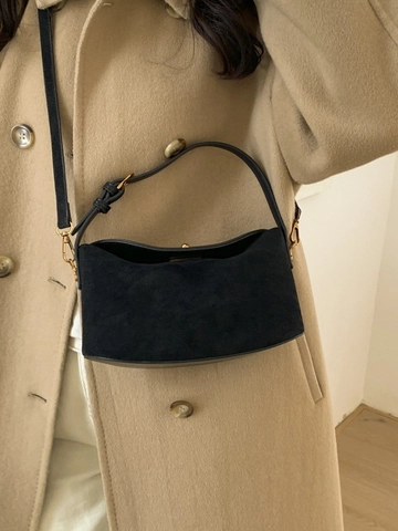 Retro PU Wildleder-Stil Knödeltasche Für Damen 2025 Winter Neue Mode Schulter Umhängetasche Handtasche Tägliche Pendlertasche