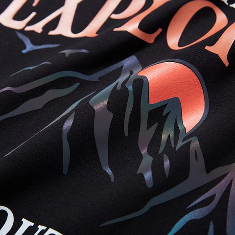 Men's Plus Size Printed T-Shirt Cotton Blend Short Sleeve Crew Neck Loose Fit Streetwear Mountain Explorer Outdoor Graphic Top