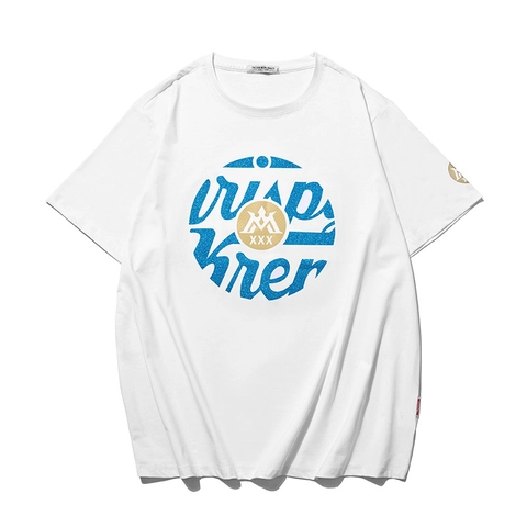 Men's Plus Size Cotton T-Shirt Oversized Loose Short Sleeve Crew Neck Letter Printed Gold Stamping Glitter Casual Summer Top