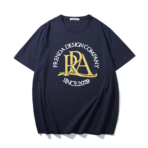 Herren Übergröße Locker Baumwolle T-Shirt Retro Buchstaben Grafik Kurzarm Rundhals Casual Streetwear Top Sommer