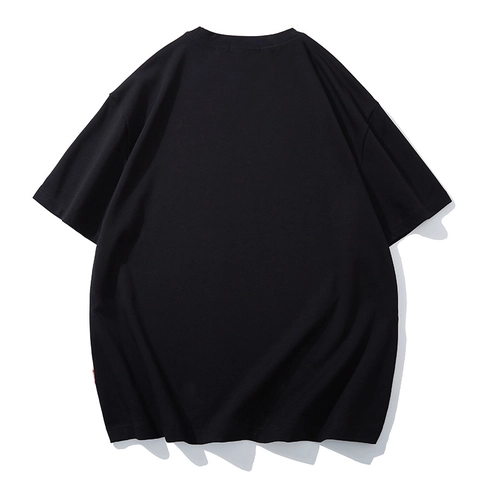 Men's Plus Size Cotton Blend T-Shirt Heavyweight Solid Color Dropped Shoulder Short Sleeve Basic Loose Casual Tee Top