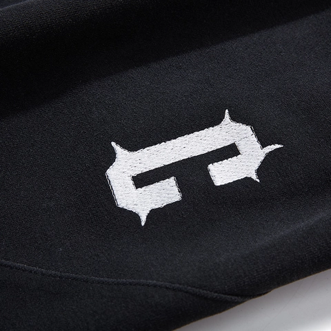 Men Plus Size Tracksuit Gothic Letter Hoodie Sweatpants Set Autumn Winter Thickened Cotton Sportswear Streetwear Jogging Suit