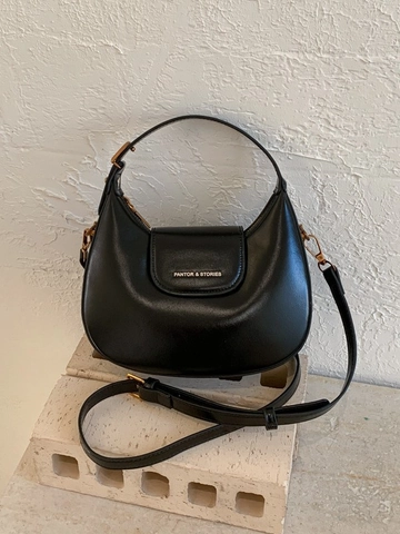 Women PU Leather Half Moon Hobo Bag Minimalist Retro Crossbody Shoulder Bag Solid Color Stitching Commuting Handbag