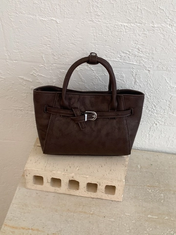 Bolso de Mano de Cuero PU para Mujer Moda Coreana Minimalista Con Hebilla Bolso Bandolera Tote para Viaje Diario