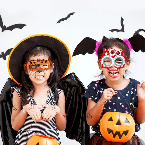 Occhiali Decorativi In Carta Per Halloween Divertenti Zucca Ragno Pipistrello Fantasma Per Feste Foto Accessori Per Tutti