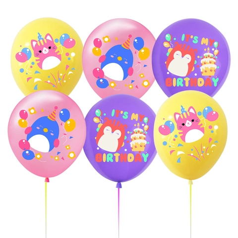 Palloncini in Lattice con Animali dei Cartoni Animati per Decorazione Festa di Compleanno Bambini Forniture per Feste