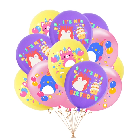 Palloncini in Lattice con Animali dei Cartoni Animati per Decorazione Festa di Compleanno Bambini Forniture per Feste