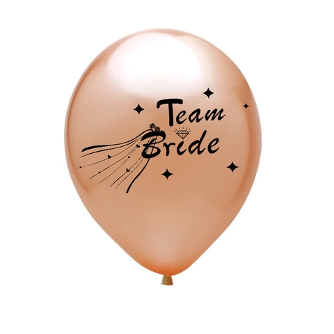 Team Bride Latex Balloons Romantic Bridal Shower Prints For Wedding Decorations Heart Diamond Pattern Women Party Supplies