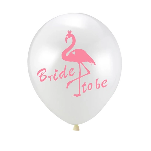 Flamingo Bride To Be Latex Balloons For Bachelorette Hen Party Wedding Ceremony Celebration Party Decorations