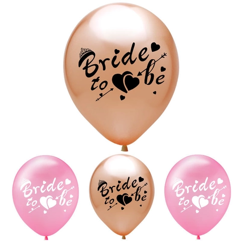 Palloncini in Lattice Bride To Be Oro Rosa Rosa per Matrimonio Addio al Nubilato Festa Decorazione Team Bride Cuore Corona