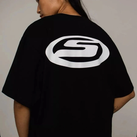 Maglietta in Cotone Oversize Manica Corta per Donna Uomo Unisex Y2K Streetwear Lettera Stampata Grafica Girocollo Abbigliamento Casual