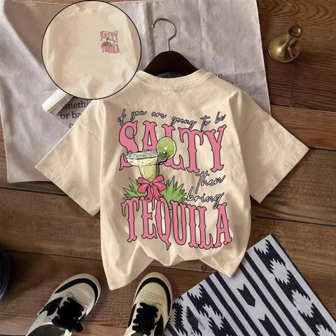 Γυναικείο Casual Βαμβακερό T-Shirt με Γραφικό Σχέδιο Αμερικάνικο Ρετρό Χαλαρή Εφαρμογή Στρογγυλή Λαιμόκοψη Κοντό Μανίκι Καλοκαιρινό Μόδα