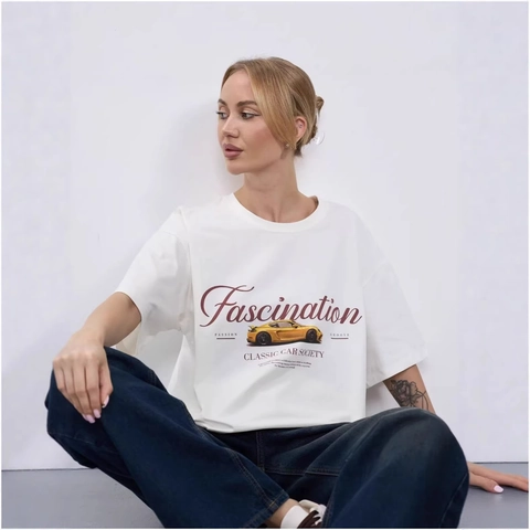 Maglietta da Donna Vintage in 100% Cotone a Maniche Corte Con Stampa Grafica Auto Girocollo Casual Vestibilità Comoda Top Morbido Comodo