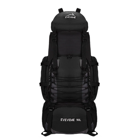 EVEVEME Große Kapazität Outdoor Wanderrucksack Wasserdicht Nylon Trekkingtasche Für Herren Damen Camping Reise Bergsteigen Rucksack